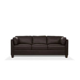 Matias Chocolate Leather Sofa Model 55010 By ACME Furniture